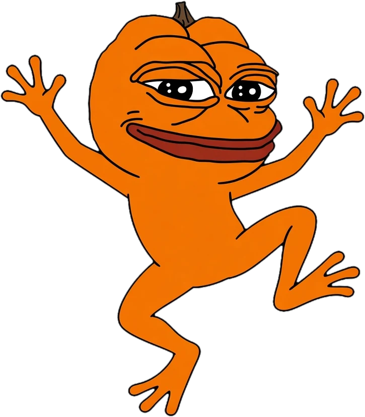 Pumpkin Pepe dancing